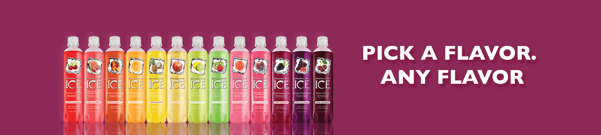 Sparkling Ice bottle lineup